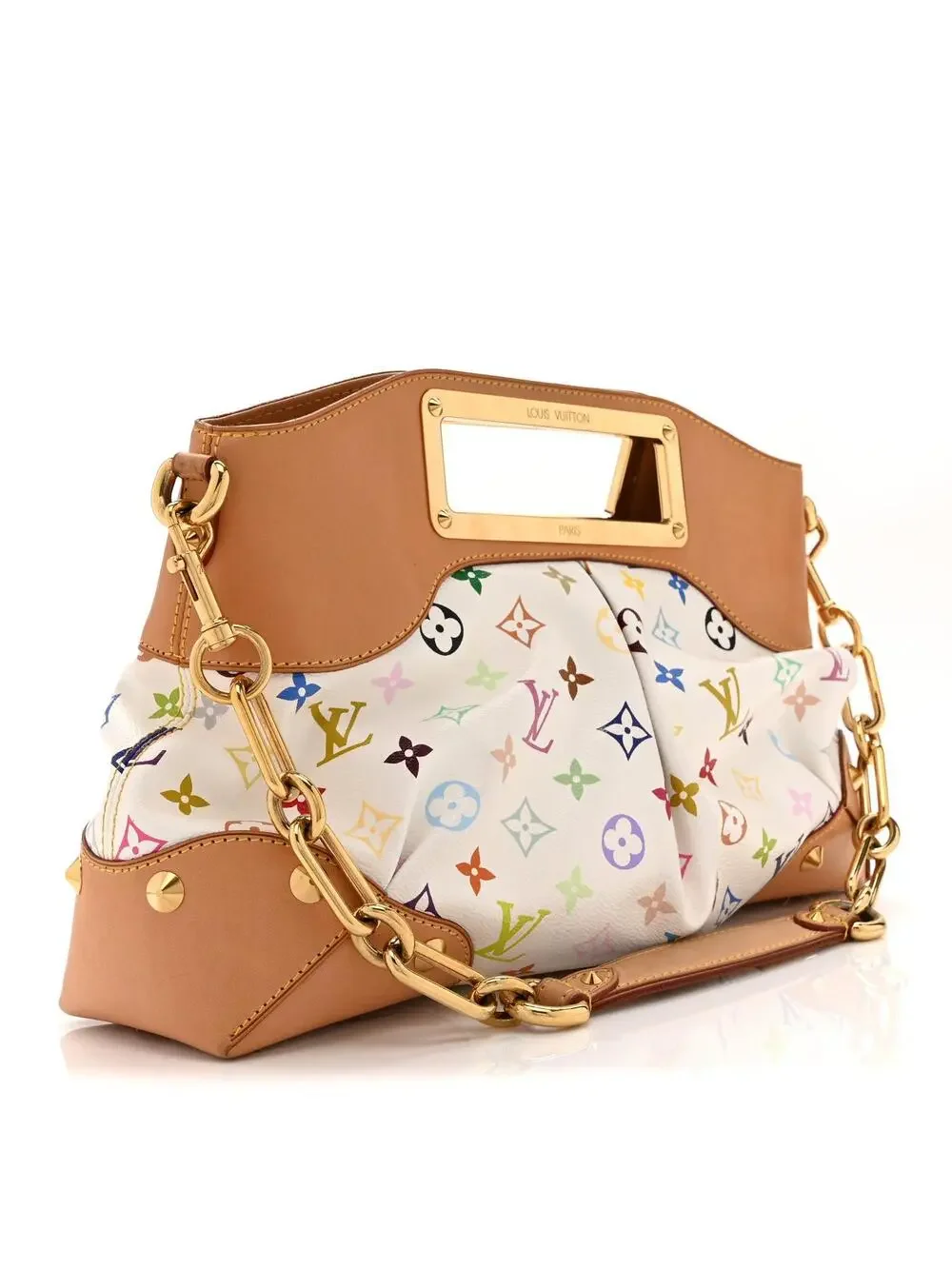 Louis Vuitton Multicolor Judy Mm White #261658L15B